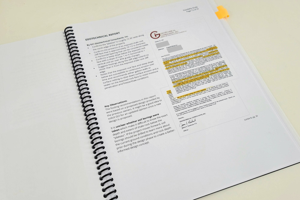 architectural feasibility study report2 architectural feasibility study page on geotechnical analysis