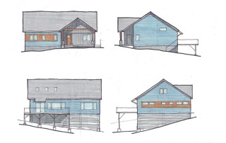 Tioga Design Review elevation studies