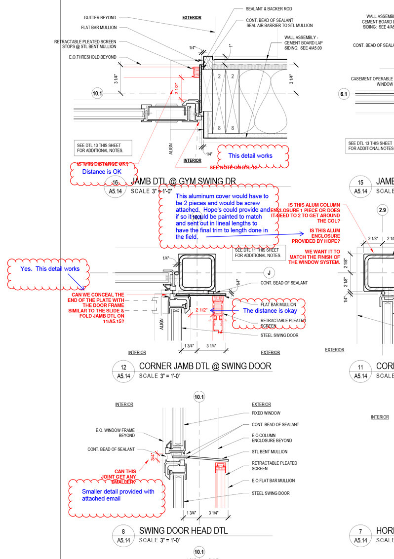 custom detailing collaboration custom detailing coordination drawings for steel window walls on a custom residential home