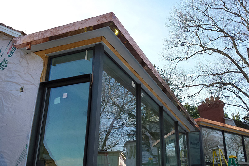 residential window wall installation