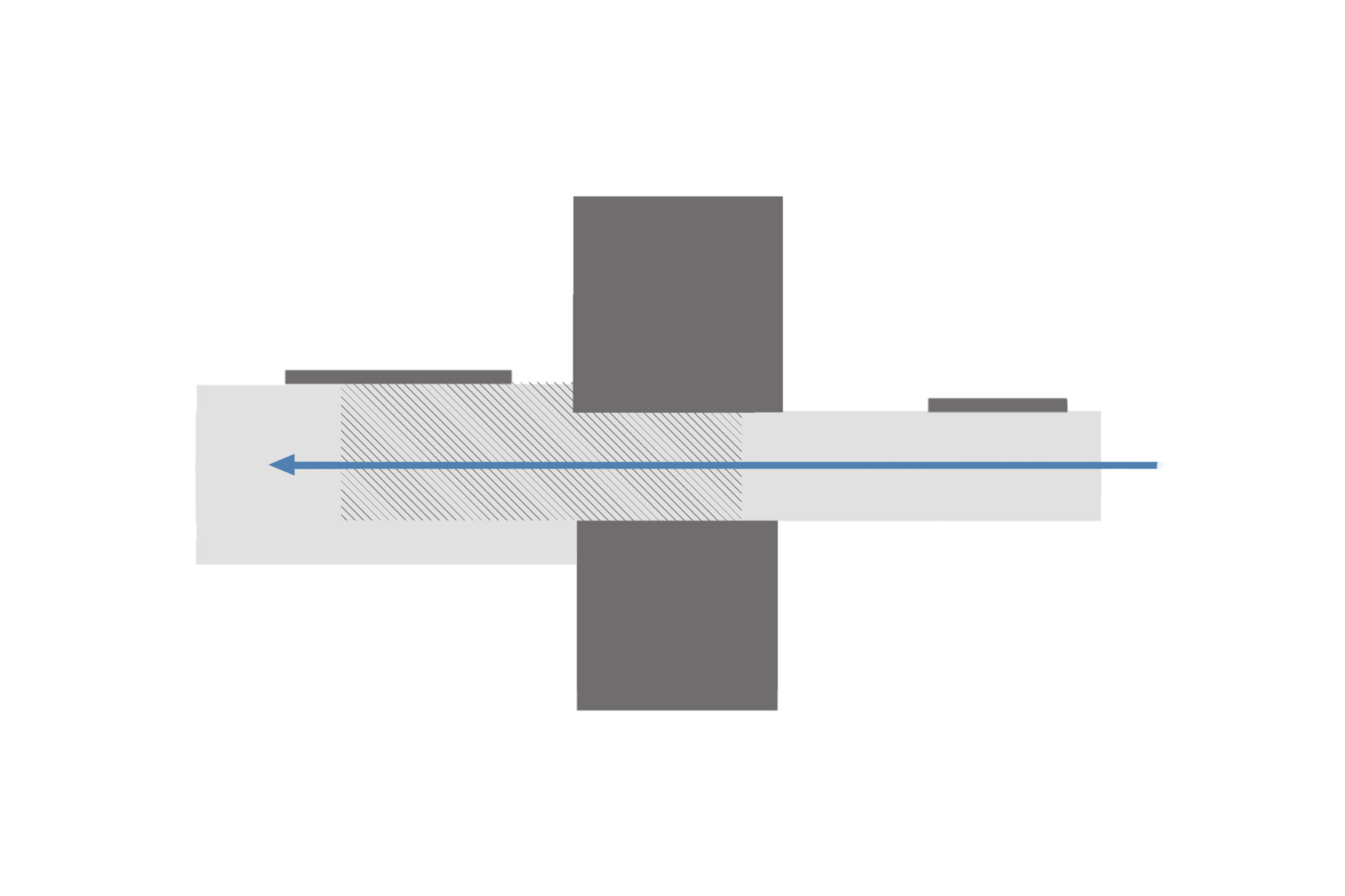 The Shimla House – Plan diagram Diagrammatic planning study showing solid and void relationships