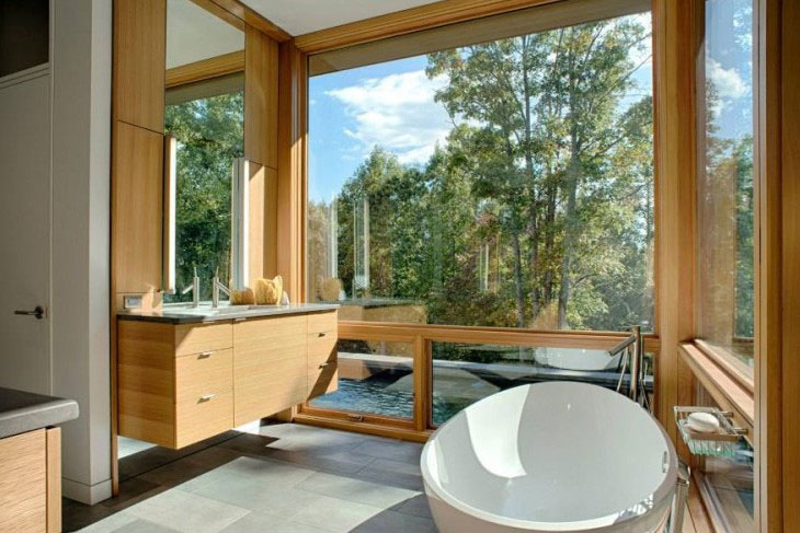 Window wall design for modern houses